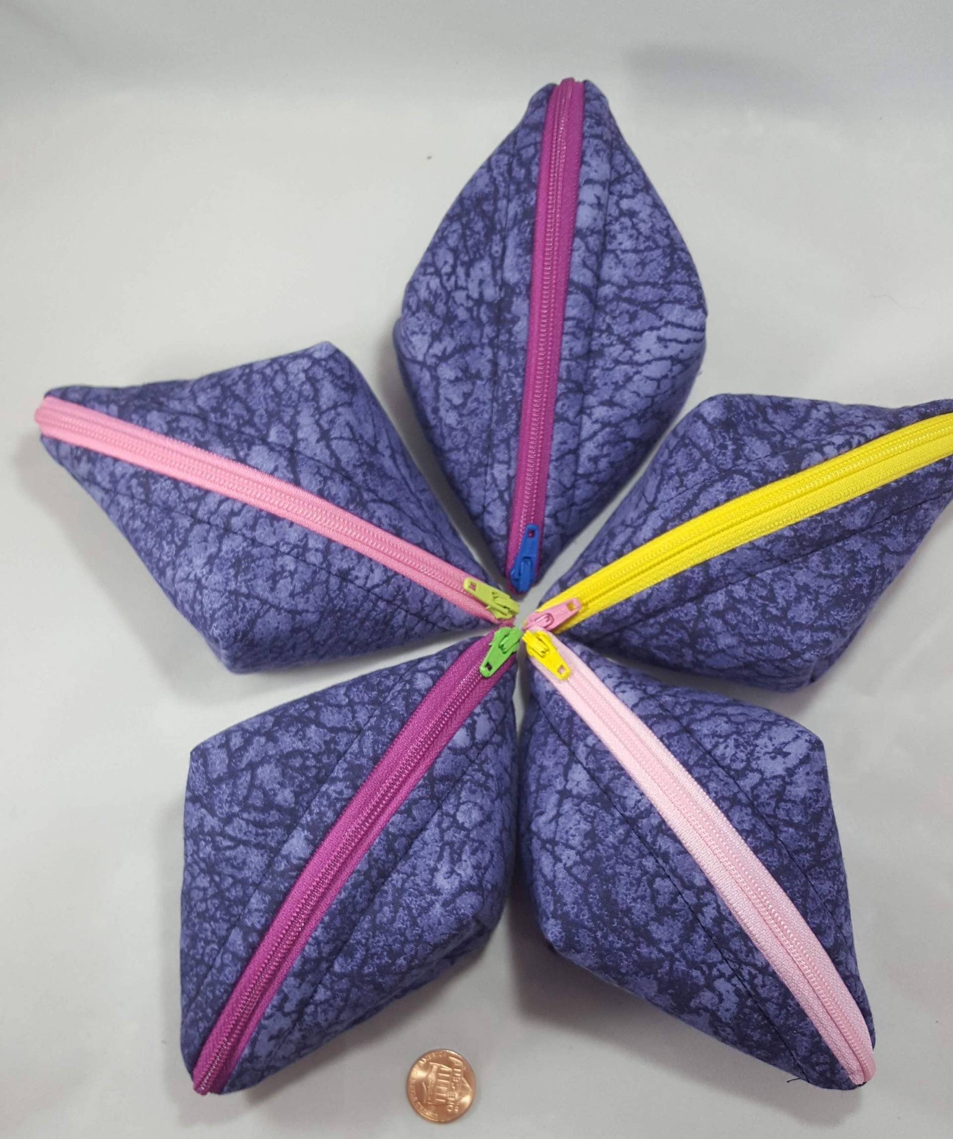 Raggity Pod Die Lila Sweetpea Pod, Geldbörse, Kleinen Beutel, Begriffe Tasche, Gamer Gaming-Würfel Schote von RaggityBags