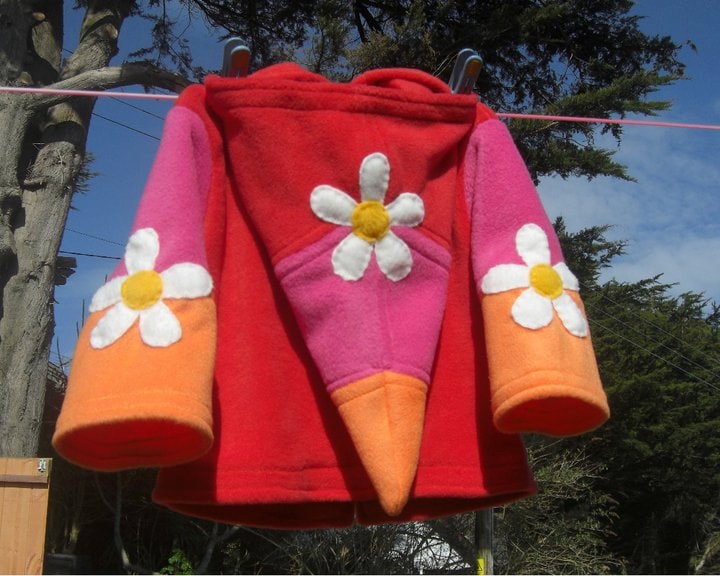 Daisy Blume Fae - Pixie Hoodie Elf Fee Fairie Festival Jacke Kinder von RaggtaggPixie