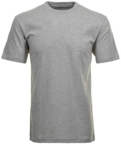 RAGMAN Herren Doppelpack - 2 T-Shirts mit Rundhals 8XL, Grau-Melange-012 von RAGMAN