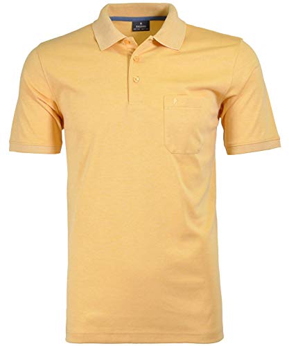 Ragman Herren Kurzarm Softknit Poloshirt , Gelb , L von RAGMAN