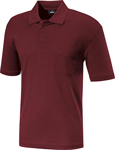 RAGMAN Herren RAGMAN Kurzarm Softknit Poloshirt Large, Rot-060 von RAGMAN