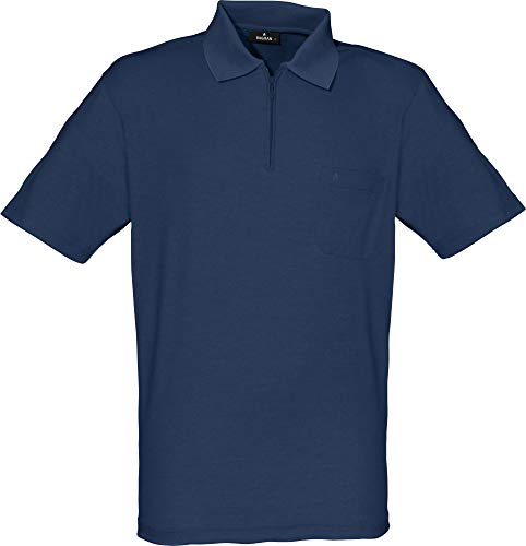 RAGMAN Herren RAGMAN Kurzarm Poloshirt - Azur - S von RAGMAN