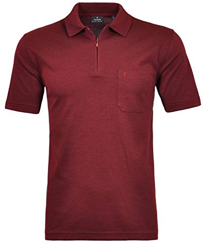 RAGMAN Herren RAGMAN Kurzarm Poloshirt, Rot, Gr. 3XL von RAGMAN