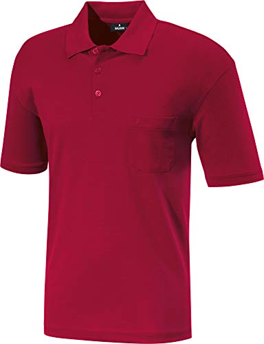 RAGMAN Herren RAGMAN Kurzarm Softknit Poloshirt 6XL, Beere-665 von RAGMAN