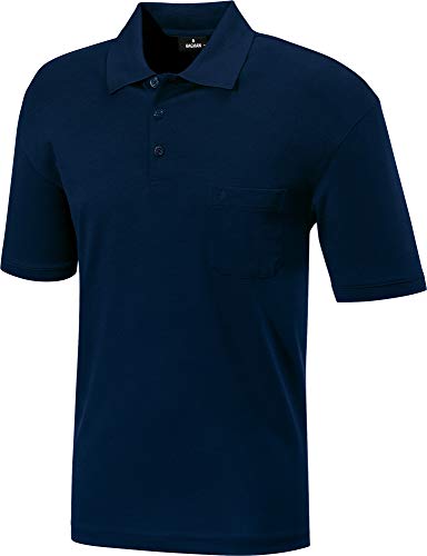 RAGMAN Herren RAGMAN Kurzarm Softknit Poloshirt Small, Marine-070 von RAGMAN