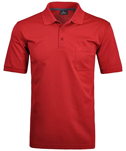 RAGMAN Herren RAGMAN Kurzarm Softknit Poloshirt XX-Large, Beere-665 RAGMAN Herren RAGMAN Kurzarm Softknit Poloshirt XX-Large, Beere-665 von RAGMAN