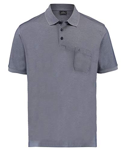 RAGMAN Herren RAGMAN Kurzarm Softknit Poloshirt Small, Taube-073 von RAGMAN