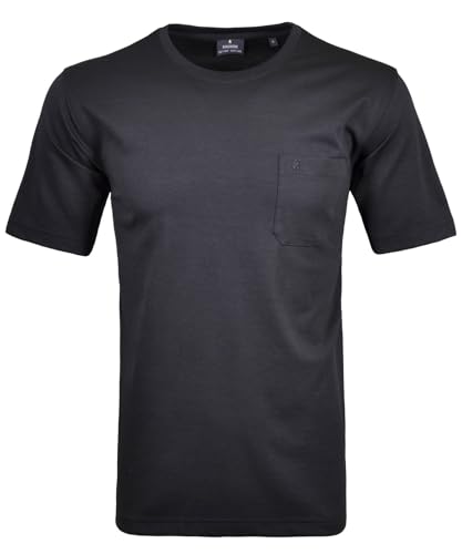 RAGMAN Herren Softknit T-Shirt Rundhals Schwarz-009, XL von RAGMAN