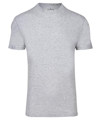 Ragman Herren T-Shirt Rundhals Singlepack L, Grau-melange von RAGMAN