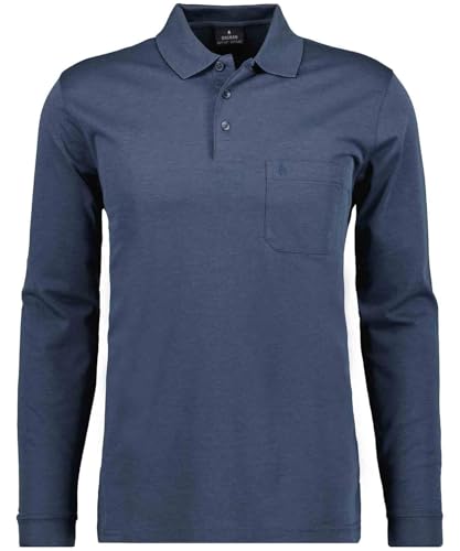 Ragman Herren-Poloshirt, Azur, S von RAGMAN