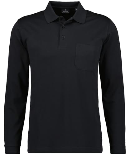 Ragman Herren-Poloshirt, Schwarz, M von RAGMAN