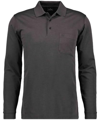 Ragman Herren-Poloshirt, Anthrazit, XL von RAGMAN