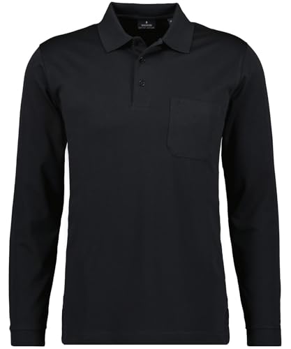 Ragman Herren-Poloshirt, Schwarz, XL von RAGMAN