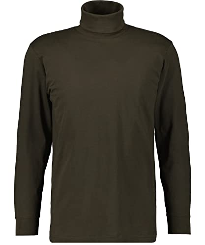 RAGMAN Rollkragen Pullover Baumwoll-Jersey 3XL, Khaki-308 von RAGMAN