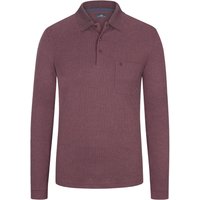 Ragman Glattes Langarm-Poloshirt mit Pima-Baumwolle in M von Ragman