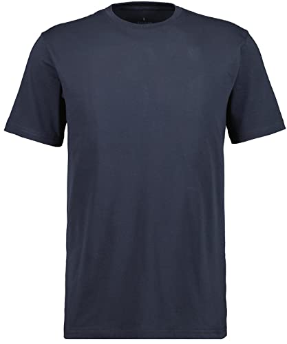 RAGMAN Herren Doppelpack - 2 T-Shirts mit Rundhals 5XL, Marine-070 von RAGMAN