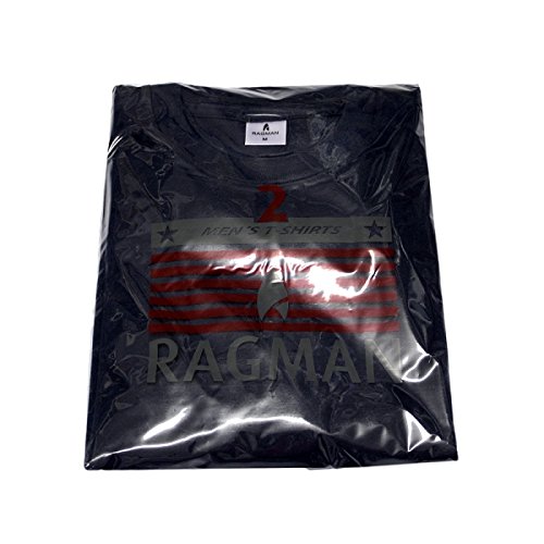 RAGMAN Herren Doppelpack - 2 T-Shirts mit Rundhals XXL, Marine-070 von RAGMAN