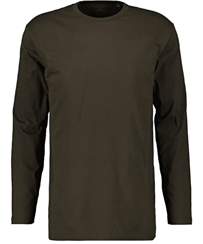 RAGMAN Herren Langarm-Shirt Rundhals XL, Khaki-308 von RAGMAN