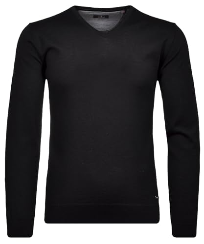 RAGMAN Herren Merino-Pullover V-Ausschnitt (DE/NL/SE/PL, Alphanumerisch, 3XL, Regular, Regular, Schwarz-009) von RAGMAN