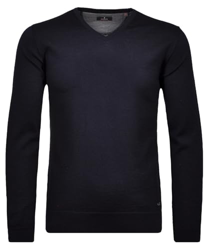 RAGMAN Herren Merino-Pullover V-Ausschnitt (DE/NL/SE/PL, Alphanumerisch, XXL, Regular, Regular, Dunkelblau-711) von RAGMAN
