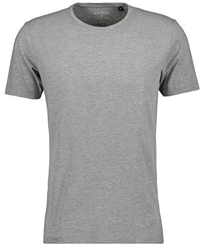 RAGMAN Herren My Favorite T-Shirt XL, Grau-Melange-012 von RAGMAN