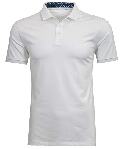 RAGMAN Herren Polo-Shirt Uni Keep Dry, modern fit XXL, Weiss-006 von RAGMAN