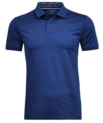 RAGMAN Herren Polo-Shirt Uni Keep Dry, modern fit L, Tintenblau-776 von RAGMAN