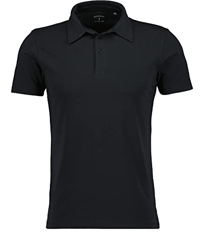 RAGMAN Herren Poloshirt Uni, Body fit XL, Schwarz-009 von RAGMAN