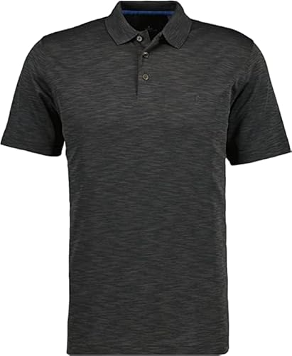 RAGMAN Herren Softknitpolo Flammdesign 3XL, Schiefer-027 von RAGMAN