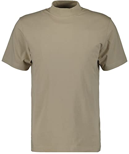 RAGMAN Herren Stehkragenshirt Kurzarm 3XL, Beige-Melange-081 von RAGMAN