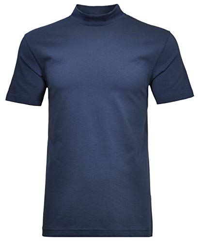 RAGMAN Herren Stehkragenshirt Kurzarm 3XL, Nachtblau-079 von RAGMAN