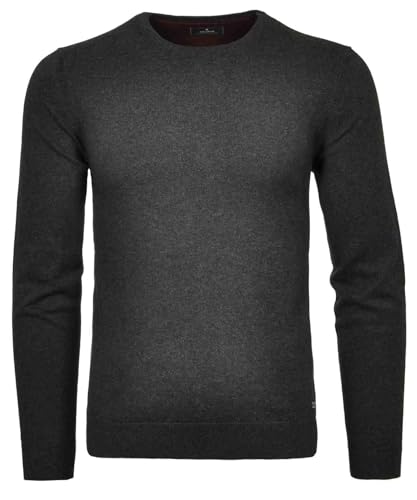 RAGMAN Herren Strickpullover Baumwolle/Kaschmir Anthrazit-019, 3XL von RAGMAN