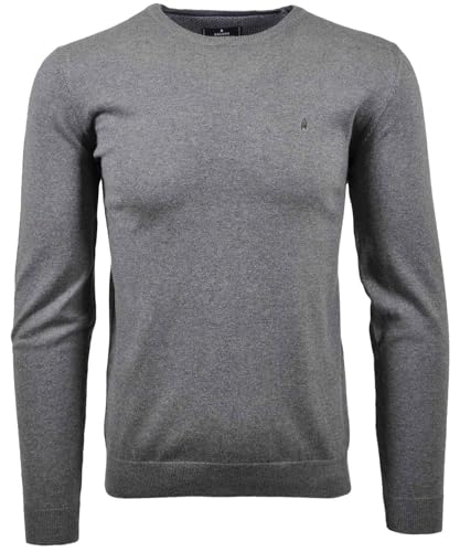RAGMAN Herren Strickpullover Baumwolle/Kaschmir (DE/NL/SE/PL, Alphanumerisch, XXL, Regular, Regular, Mittelgrau-015) von RAGMAN