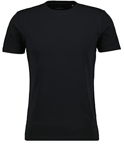 RAGMAN Herren T-Shirt Rundhals, Body fit L, Schwarz-009 von RAGMAN