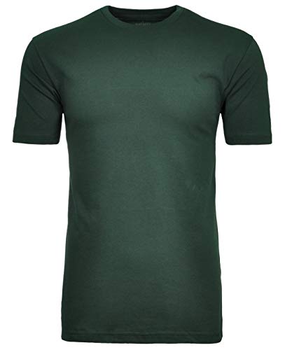 RAGMAN Herren T-Shirt Rundhals Singlepack S, Dunkelgrün-386 von RAGMAN