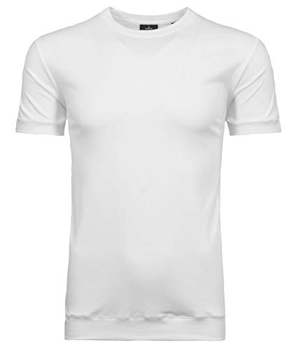 RAGMAN Herren T-Shirt Rundhals mit Bündchen XL, Weiss-006 von RAGMAN