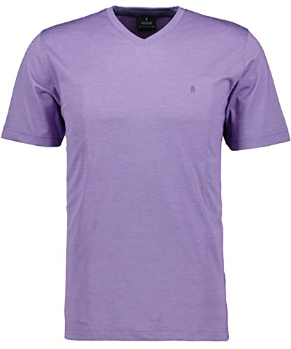 RAGMAN Herren T-Shirt Softknit Uni, Pflegeleicht XL, Flieder-474 von RAGMAN