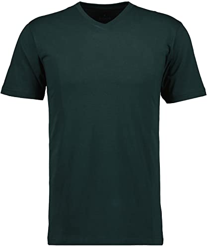 RAGMAN Herren T-Shirt V-Ausschnitt Single-Pack 3XL, Dunkelgrün-386 von RAGMAN