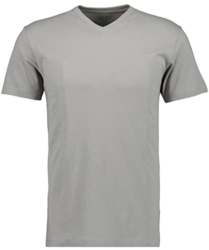 RAGMAN Herren T-Shirt V-Ausschnitt Single-Pack 3XL, Grau-Beige-215 von RAGMAN