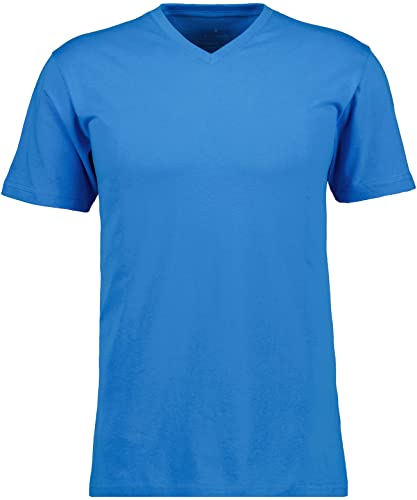 RAGMAN Herren T-Shirt V-Ausschnitt Single-Pack S, Azur-739 von RAGMAN