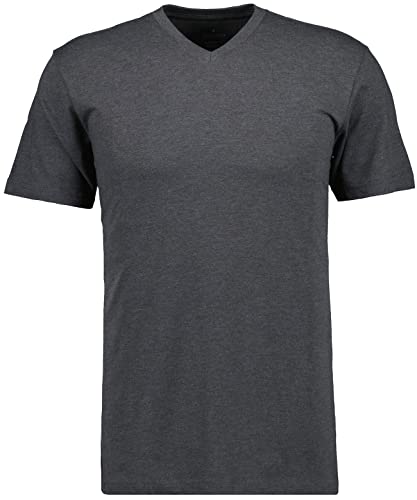 RAGMAN Herren T-Shirt V-Ausschnitt Single-Pack XL, Anthrazit-019 von RAGMAN