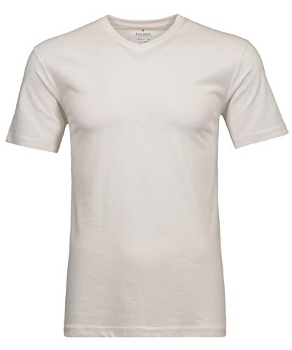 RAGMAN Herren T-Shirt V-Ausschnitt Single-Pack XXL, Ecru-008 von RAGMAN