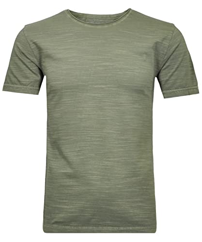 RAGMAN Herren T-Shirt mit modischem Rundhals L, Oliv-339 von RAGMAN