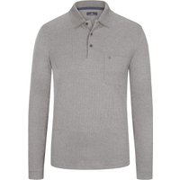 Ragman Langarm-Poloshirt in Feinstrick mit Brusttasche in M von Ragman