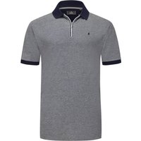 Ragman Poloshirt aus Baumwolle mit Reißverschluss von Ragman