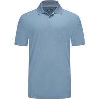 Ragman Poloshirt gemustert in Soft Knit Qualität von Ragman