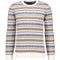 Ragman Pullover mit Kaschmiranteil und Norweger-Muster von Ragman