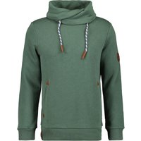 Ragman Sweatshirt mit hohem Stehkragen, Extralang von Ragman