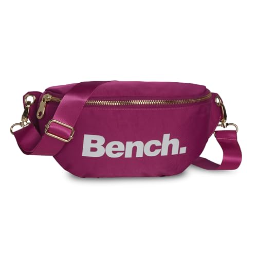 Bench City Girls Damen und Herren Bauchtasche Gürteltasche Hüfttasche Handytasche, brombeer rot, 25 x 14 x 8,5 cm von Ragusa-Trade