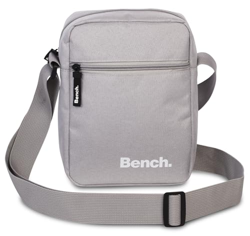 Bench Classic Damen und Herren Bag Umhängetasche Tasche Handtasche Schultertasche Crossbody-Tasche, steingrau, 23 x 17 x 8 cm von Ragusa-Trade